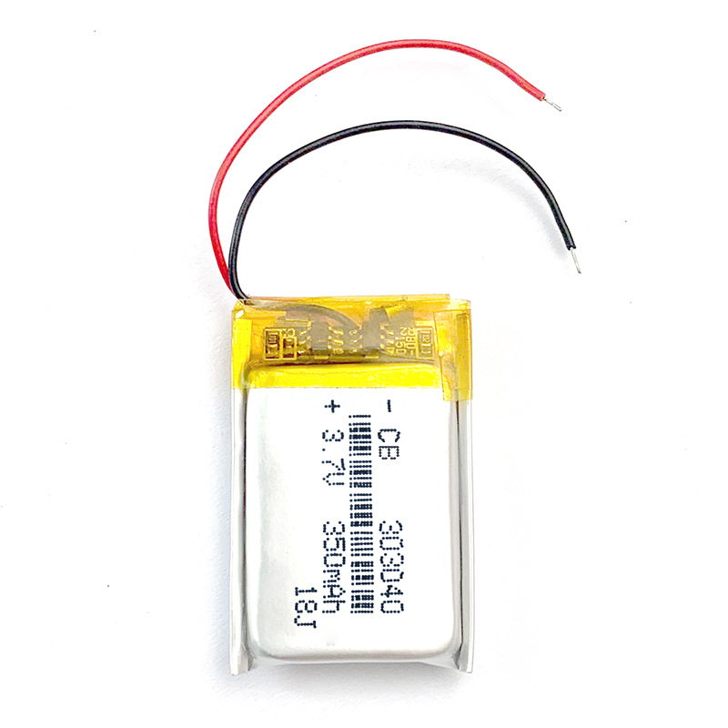 303040 350mAh 聚合物锂电池